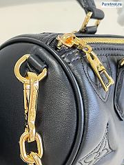 Louis Vuitton | Papillon BB Bubblegram Leather Black M59800 - 20 x 10 x 10cm - 3