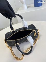 Louis Vuitton | Papillon BB Bubblegram Leather Black M59800 - 20 x 10 x 10cm - 4