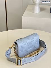 Louis Vuitton | Wallet On Strap Bubblegram Blue M81399 - 20 x 12 x 6cm - 6