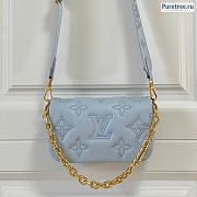 Louis Vuitton | Wallet On Strap Bubblegram Blue M81399 - 20 x 12 x 6cm - 3