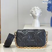 Louis Vuitton | Wallet On Strap Bubblegram Black M81398 - 20 x 12 x 6cm - 1