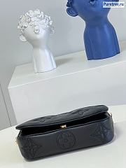Louis Vuitton | Wallet On Strap Bubblegram Black M81398 - 20 x 12 x 6cm - 6