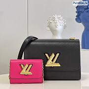 Louis Vuitton | Twist MM Epi Leather Black/Pink M59885 - 23 x 17 x 9.5cm - 1