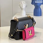 Louis Vuitton | Twist MM Epi Leather Black/Pink M59885 - 23 x 17 x 9.5cm - 5