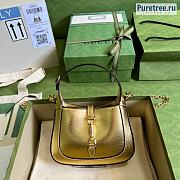 GUCCI | Jackie 1961 Mini Bag Gold Leather 675799 - 19 x 13 x 13cm - 1