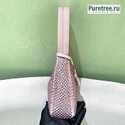 PRADA | Re-Edition 2000 Satin Mini Pink Bag With Crystals - 22 x 17 x 6cm - 3