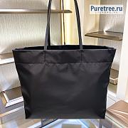 PRADA | Re-nylon And Saffiano Leather Tote Bag Black 1BG107 - 40 x 34 x 16cm - 3