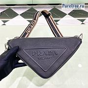 PRADA | Triangle Bag Black Saffiano Leather 2VH155 - 28 x 18 x 11cm - 1