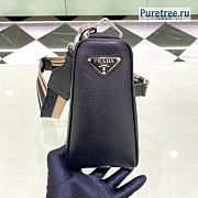 PRADA | Triangle Bag Black Saffiano Leather 2VH155 - 28 x 18 x 11cm - 2