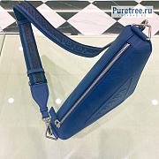 PRADA | Triangle Bag Blue Saffiano Leather 2VH155 - 28 x 18 x 11cm - 6