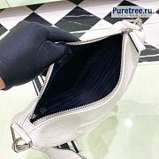 PRADA | Triangle Bag White Saffiano Leather 2VH155 - 28 x 18 x 11cm - 5