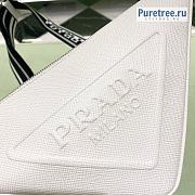 PRADA | Triangle Bag White Saffiano Leather 2VH155 - 28 x 18 x 11cm - 2
