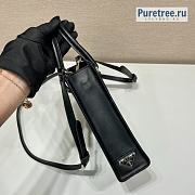 PRADA | Black Leather Handbag 1BA333 - 17 x 6 x 19cm - 3