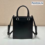 PRADA | Black Leather Handbag 1BA333 - 17 x 6 x 19cm - 5