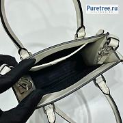 PRADA | White Leather Handbag 1BA333 - 17 x 6 x 19cm - 5