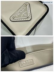 PRADA | White Leather Handbag 1BA333 - 17 x 6 x 19cm - 2