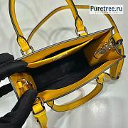 PRADA | Yellow Leather Handbag 1BA333 - 17 x 6 x 19cm - 6