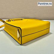 PRADA | Yellow Leather Handbag 1BA333 - 17 x 6 x 19cm - 4