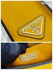 PRADA | Yellow Leather Handbag 1BA333 - 17 x 6 x 19cm - 2