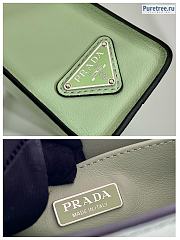 PRADA | Green Leather Handbag 1BA333 - 17 x 6 x 19cm - 2