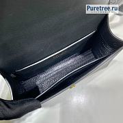 PRADA | Monochrome Saffiano Leather Bag Black 1BD317 - 21 x 14 x 6.5cm - 2
