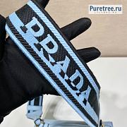 PRADA | Monochrome Saffiano Leather Bag Blue 1BD317 - 21 x 14 x 6.5cm - 2