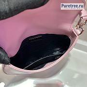 PRADA | Cleo Brushed Leather Shoulder Bag Pink 1BH188 - 17 x 14.5 x 3cm - 6