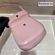 PRADA | Cleo Brushed Leather Shoulder Bag Pink 1BH188 - 17 x 14.5 x 3cm - 5