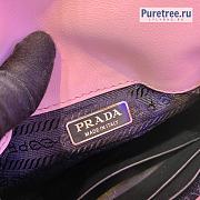 PRADA | Cleo Brushed Leather Shoulder Bag Pink 1BH188 - 17 x 14.5 x 3cm - 3