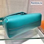 PRADA | Signaux Bag Blue Padded Nappa Leather 1BC165 - 33 x 19 x 14cm - 3