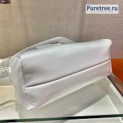 PRADA | Signaux Bag White Padded Nappa Leather 1BC165 - 33 x 19 x 14cm - 6