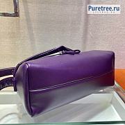 PRADA | Signaux Bag Purple Padded Nappa Leather 1BC165 - 33 x 19 x 14cm - 4