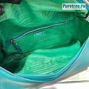 PRADA | Signaux Bag Blue Padded Nappa Leather 1BC165 - 33 x 19 x 14cm - 2