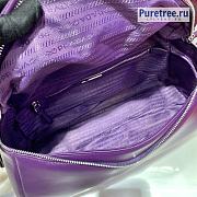 PRADA | Signaux Bag Purple Padded Nappa Leather 1BC165 - 33 x 19 x 14cm - 6