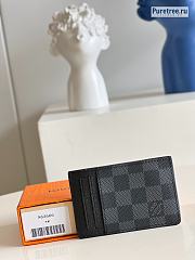 Louis Vuitton | Neo Card Holder Damier Graphite Canvas N62666 - 11 x 7 x 0.6cm - 5