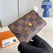 Louis Vuitton | Rosalie Coin Purse Damier Ebene Canvas N64423 - 11 x 8 x 2.5cm - 1