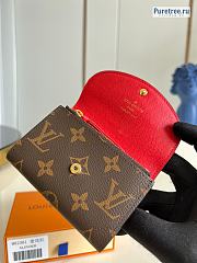 Louis Vuitton | Rosalie Coin Purse Monogram Red M62361 - 11 x 8 x 2.5cm - 4