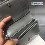 DIOR | Mini Lady Wallet Lambskin Silver - 11 x 8.5 x 3cm - 2
