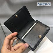 DIOR | Mini Lady Wallet Lambskin Black - 11 x 8.5 x 3cm - 4