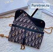 DIOR | Saddle Wallet On Chain - 19 x 11 x 3cm - 3