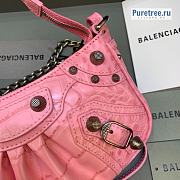 BALENCIAGA | Le Cagole Mini Purse With Chain In Pink - 20 x 11 x 4cm - 6