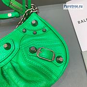 BALENCIAGA | Le Cagole Mini Purse With Chain In Green - 20 x 11 x 4cm - 5