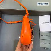 BALENCIAGA | Le Cagole Mini Purse With Chain In Orange - 20 x 11 x 4cm - 2