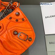 BALENCIAGA | Le Cagole Mini Purse With Chain In Orange - 20 x 11 x 4cm - 4