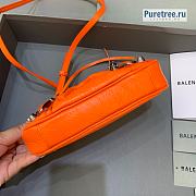BALENCIAGA | Le Cagole Mini Purse With Chain In Orange - 20 x 11 x 4cm - 6