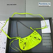 BALENCIAGA | Le Cagole Mini Purse With Chain In Yellow - 20 x 11 x 4cm - 1