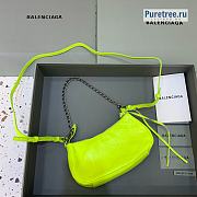 BALENCIAGA | Le Cagole Mini Purse With Chain In Yellow - 20 x 11 x 4cm - 5