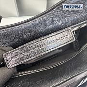 BALENCIAGA | Neo Cagole XS Handbag With Rhinestones In Black - 26 x 10 x 17cm - 5