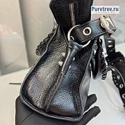 BALENCIAGA | Neo Cagole XS Handbag With Rhinestones In Black - 26 x 10 x 17cm - 6