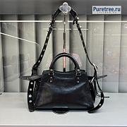 BALENCIAGA | Neo Cagole XS Handbag In Black - 26 x 10 x 17cm - 6